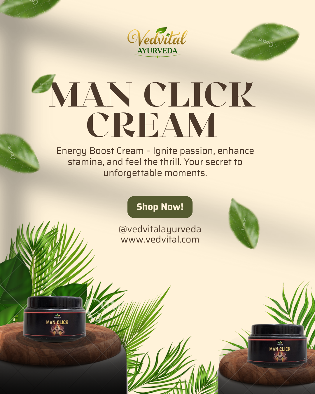 Man Click Cream view 2