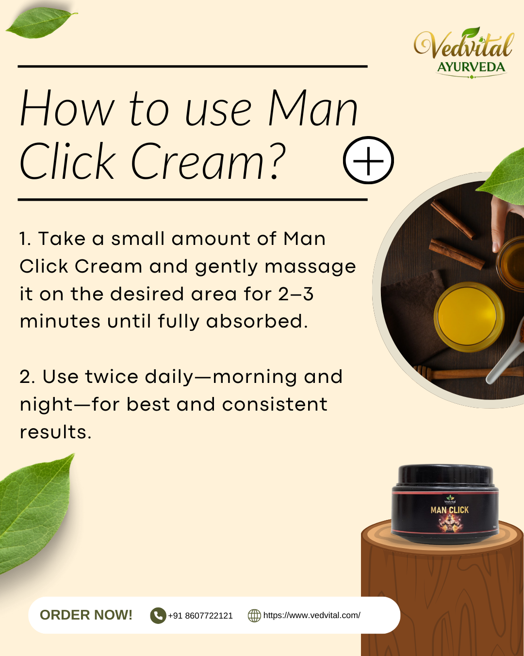 Man Click Cream view 3